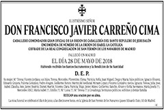 Francisco Javier Carreño Cima